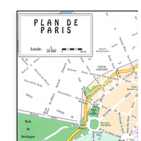 Paris Street Map With Index