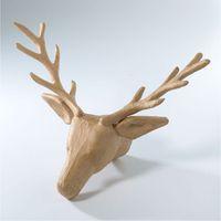 paper mache wall deer head