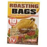 Pack Of 10 Roasting Bags For Ovens & Microwaves