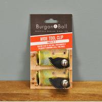 Pack of 2 Wide Jammer Clips for Tool Rack by Burgon & Ball