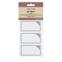 pack of 20 home made self adhesive mono jam jar labels