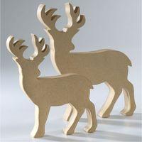 Paper Mache Deer 25 x 22.5cm