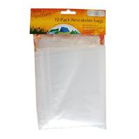 Pack Of 10 Resealable Bags