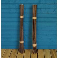 pack of 40 willow pea bean support sticks 90cm by gardman