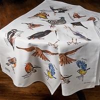 Pair of British Birds Tea Towels