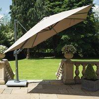 PALERMO CANTILEVER PARASOL in Taupe