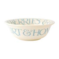 Pale Blue Toast Cereal Bowl