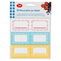 Pack Of 30 Border Homemade Preserve Labels