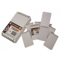 pack of 8 spiral top 40 sheet memo books