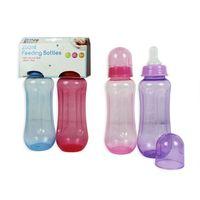 Pack Of 2 250ml First Steps Baby Feeding Bottles