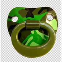 Pacifier Billy Bob Green Camo With Ring