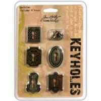 Pack Of 5 Decorative Craft Keyholes