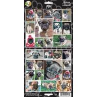 Pack Of 27 Pug Dog Stickers