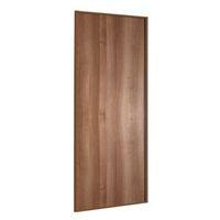 Panel Natural Walnut Effect Sliding Wardrobe Door (H)2220 mm (W)610 mm