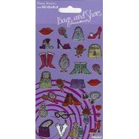 Paper Projects Bags And Shoes Sparkle Stickers