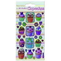 Paper Projects Cupcakes Sparkle Stickers