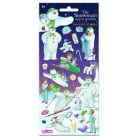 paper projects the snowman and snowdog foiled stickers large