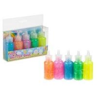 Pack Of 5 20ml Pastel Glitter Glues Spring/easter Arts &crafts