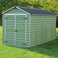 Palram SkyLight Green Plastic Shed 12x6