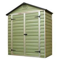 Palram SkyLight Green Plastic Shed 3x6