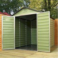 Palram SkyLight Green Plastic Shed 10x6