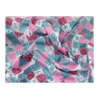 Patchwork Print Polycotton Dress Fabric