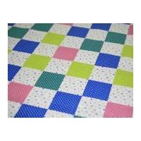 Patchwork Print Polycotton Dress Fabric