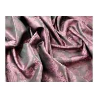 Paisley Weave Jacquard Lining Fabric 28 Plum