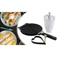 Pancake, Crepe, and Omelette Maker + FREE Batter Dispenser