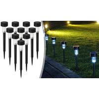 Pack of 5 Solar LED Lawn Lights