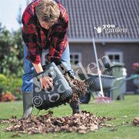 Pair of Hand Held Leaf Grabbers with 3 Compostable Leaf Sack