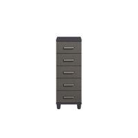 pandora black graphite drawer h1100mm w400mm