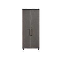 pandora black graphite woodgrain finish to doors 2 door wardrobe h1930 ...