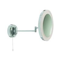 Panton Adjustable Bathroom Mirror In Chrome With LED