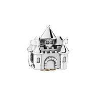 Pandora Happily Ever After Castle Charm with Pink Cubic Zirconia 791133PCZ - Silver