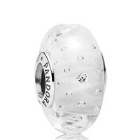 Pandora Clear Effervescence Charm with Clear Cubic Zirconia 791617CZ - White