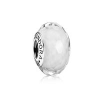 Pandora Fascinating White Silver Charm 791070 - White