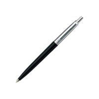 Parker Jotter Rollerball Pen Durable Black with Steel & Chrome Trim Line 1.0mm (Blue)