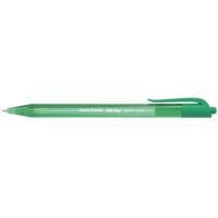 Paper Mate InkJoy 100 Retractable Ballpoint Pens Medium 1.0mm Tip (Green) Ref S0957060 (Pack of 20)