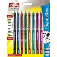 Paper Mate Replay Premium Erasable Ink Rollerball Pen 0.7mm Tip Width 0.35mm Line Width (Assorted Colours) Ref 1901326 Pack of 12 Pens