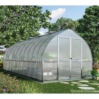 palram bella 8 x 20 silver greenhouse