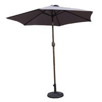 pagoda taupe 25m crank and tilt parasol