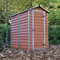 Palram 4ft x 6ft (1.24m x 1.94m) Skylight Plastic Apex Shed