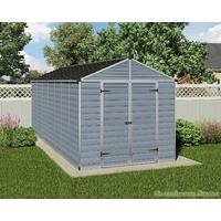 palram skylight 8 x 16 dark grey shed