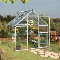 palram 6ft x 6ft silverline harmony greenhouse