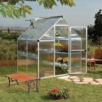 Palram Mythos 6 x 4 Silver Greenhouse