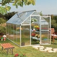 Palram Mythos 6 x 10 Silver Greenhouse