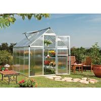 Palram Mythos 6 x 8 Silver Greenhouse