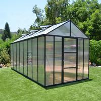 palram glory 8 x 16 anthracite greenhouse