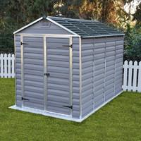 palram skylight 6 x 10 dark grey shed